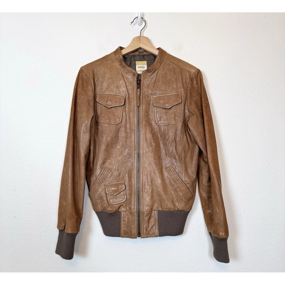 Fossil Brown Bomber Jacket